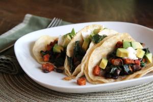 Sweet Potato, Black Bean and Kale Tacos | Beyond Rice and Tofu